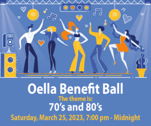 2023 Oella Benefit Ball Ticket Cover