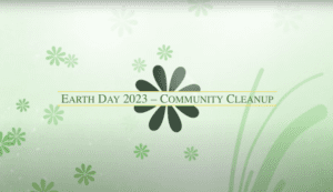 Earth Day 2023 Community Cleanup Title Card